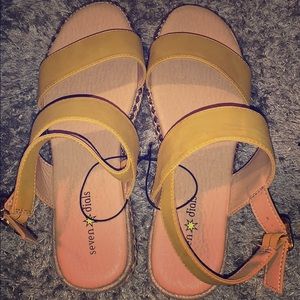 mustard yellow sandals